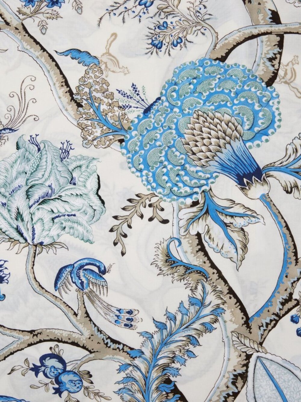 Sferra X Scalamandre Pondicherry Floral Percale Sham, Euro